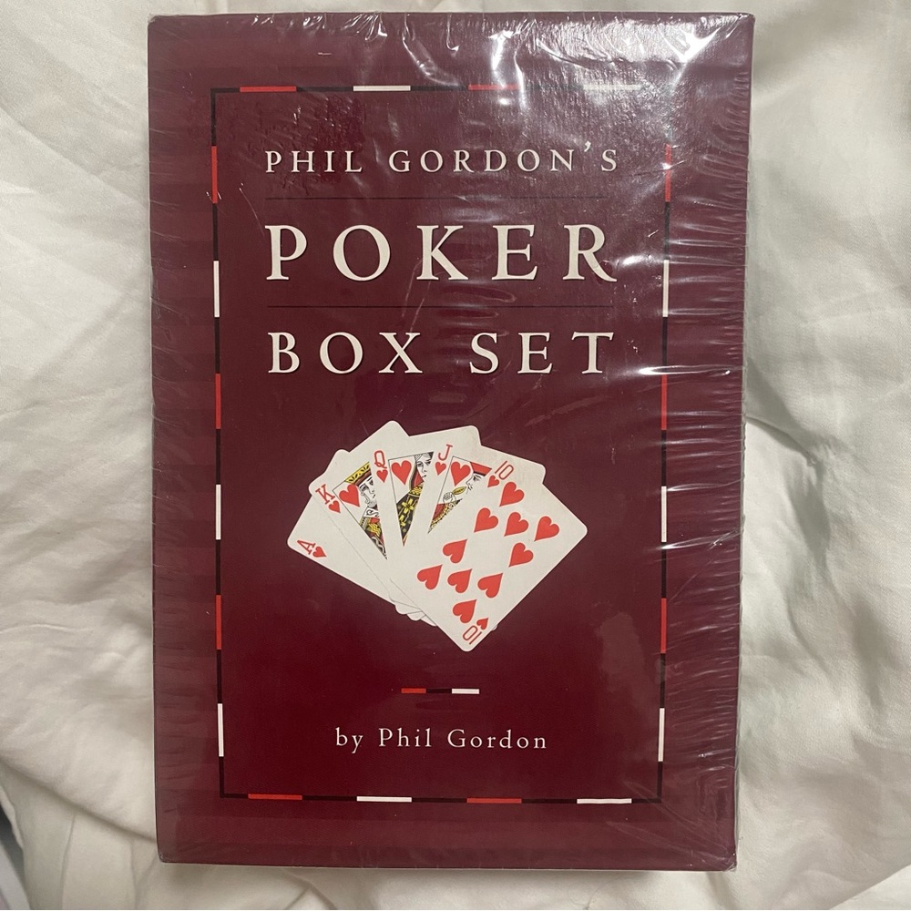 Phil Gordon's 3-Book Poker Box Set (Little Black, Blue, and Green Books)